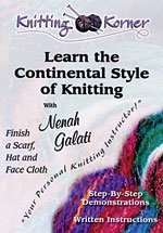 Learn the Continental Style of Knitting DVD by Nenah Galati