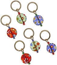 Field of Flowers Beaded Knitting Stitch Markers by Julie Beers