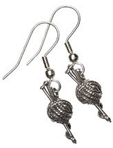 Yarn Ball Knitting Earrings by Cedar Creek Quilt Designs