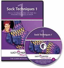Sock Techniques 1 DVD by Lucy Neatby