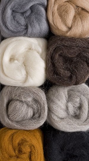 Furry Friends Wool Roving Pack by Wistyria Editions