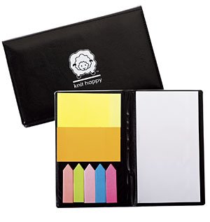 Knit Happy Sticky Note Organizer