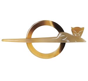 Lantern Moon Light Cat Shawl Pin  by Lantern Moon