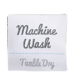 Machine Wash Labels - Set of 6 by Stadri Emblems Inc