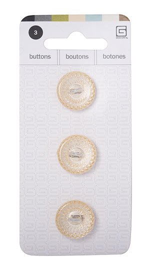 Champagne Heirloom Buttons by Basic Grey Buttons