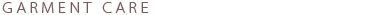Garment Care