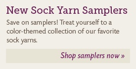 New Sock Yarn Samplers