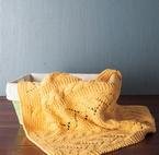 Fancy Cables and Lace Baby Blanket Pattern
