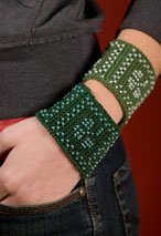 Beaded Shamrock Friendship Bracelet Pattern