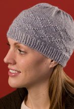 Purled Diamonds Hat Pattern