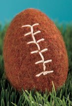 Crochet Felted Football Pattern