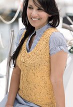 Embossed Argyle Sweater Vest Pattern