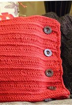 Channel Rib Crochet Pillow Pattern