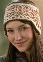 Klondike and Snow Reversible Fair Isle Headband Pattern
