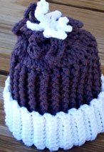 Frozen Flower Crochet Baby Hat