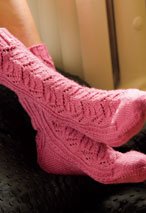 Snow Petal Socks
