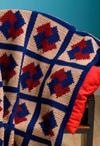 Pinwheel Magic Crochet Blanket