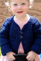 Rustic Raglan Crochet Baby Sweater