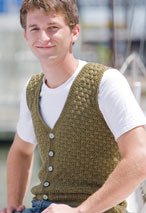 Men's Swish Crochet Vest