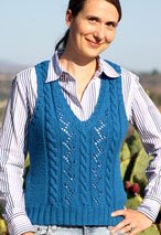 Lace Cable Vest