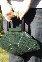 Meg: Crocheted Handbag