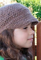 All Ages Newsboy Crochet Cap