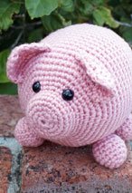 Roly Poly Piggy Crochet Amigurumi
