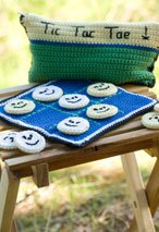 Crocheted Tic Tac Toe Game Set