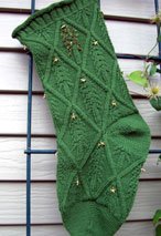 Diamonds are Fir-Ever Christmas Stocking