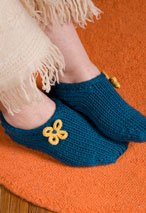 Two Hour Toe Up Slippers Pattern