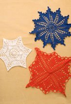 A Trio of Knitted Doilies