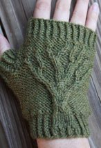 Tree of Life Fingerless Gloves