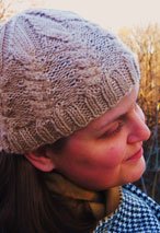 Cabled Candle Stick Beanie