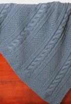 Cabled Baby Afghan