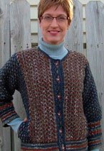 Slants & Stripes Kimono Jacket 