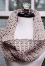 Pavo Knit Lace Cowl