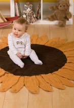 Sunflower Crochet Rug
