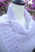 Shell Script Crochet Wrap / Scarf