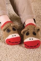 Sock Monkey Slippers