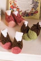 Crocheted Baby Sneakers 