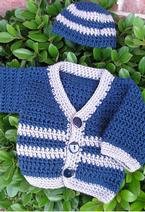 Santiago Crochet Baby Sweater