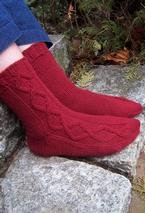 Diamond Twist Socks