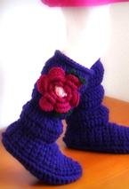 Toddler Cozy Crochet Boots