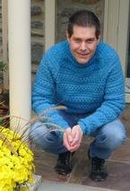 Men’s Texture-striped Raglan