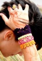 Plethora Antique Crochet Lace Cuff