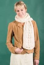 Textural Cabled Scarf