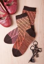 Traveling Stripe Socks  