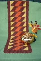 Fall Fiesta Crochet Table Runner