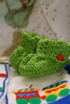 Crochet Baby Bootie Trio