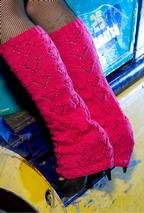 Lacy Heart Legwarmers 